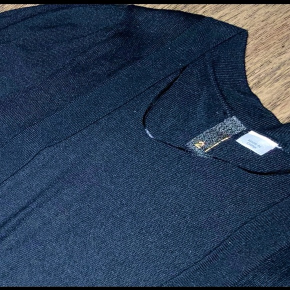 🆕•DIVIDED by H&M Black Cardigan Sweater; Open-front; Short sleeves; NWOT - Picture 4 of 15